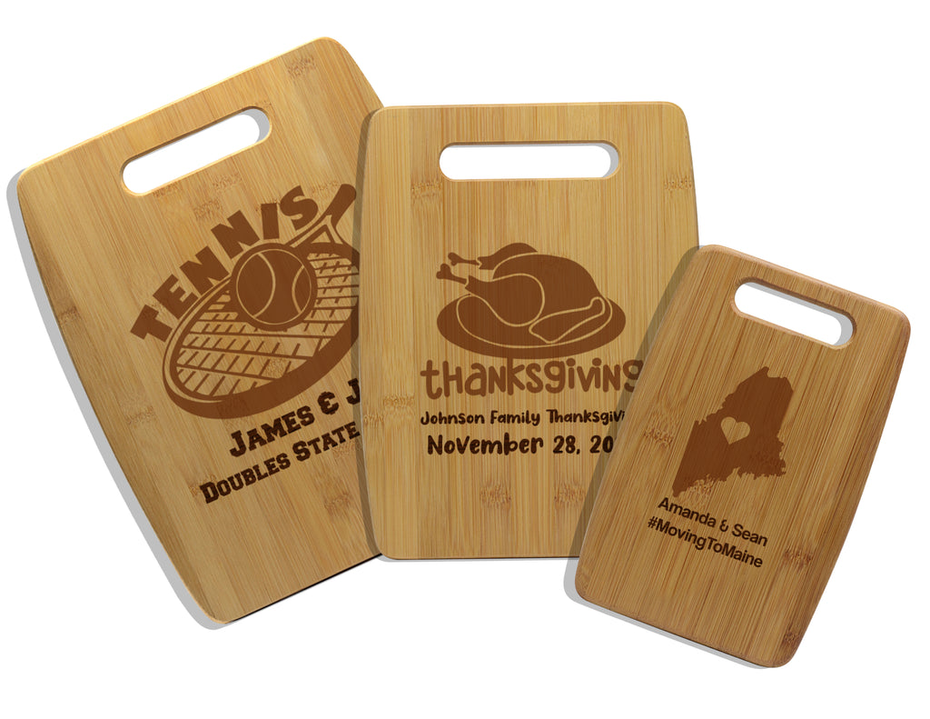Personalized Bamboo Serving Boards