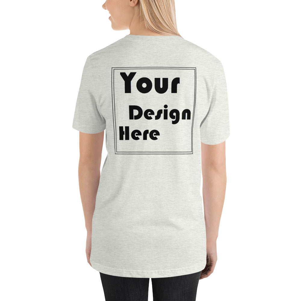 Personalized Back Short-Sleeve Unisex T-Shirt - All Personalization