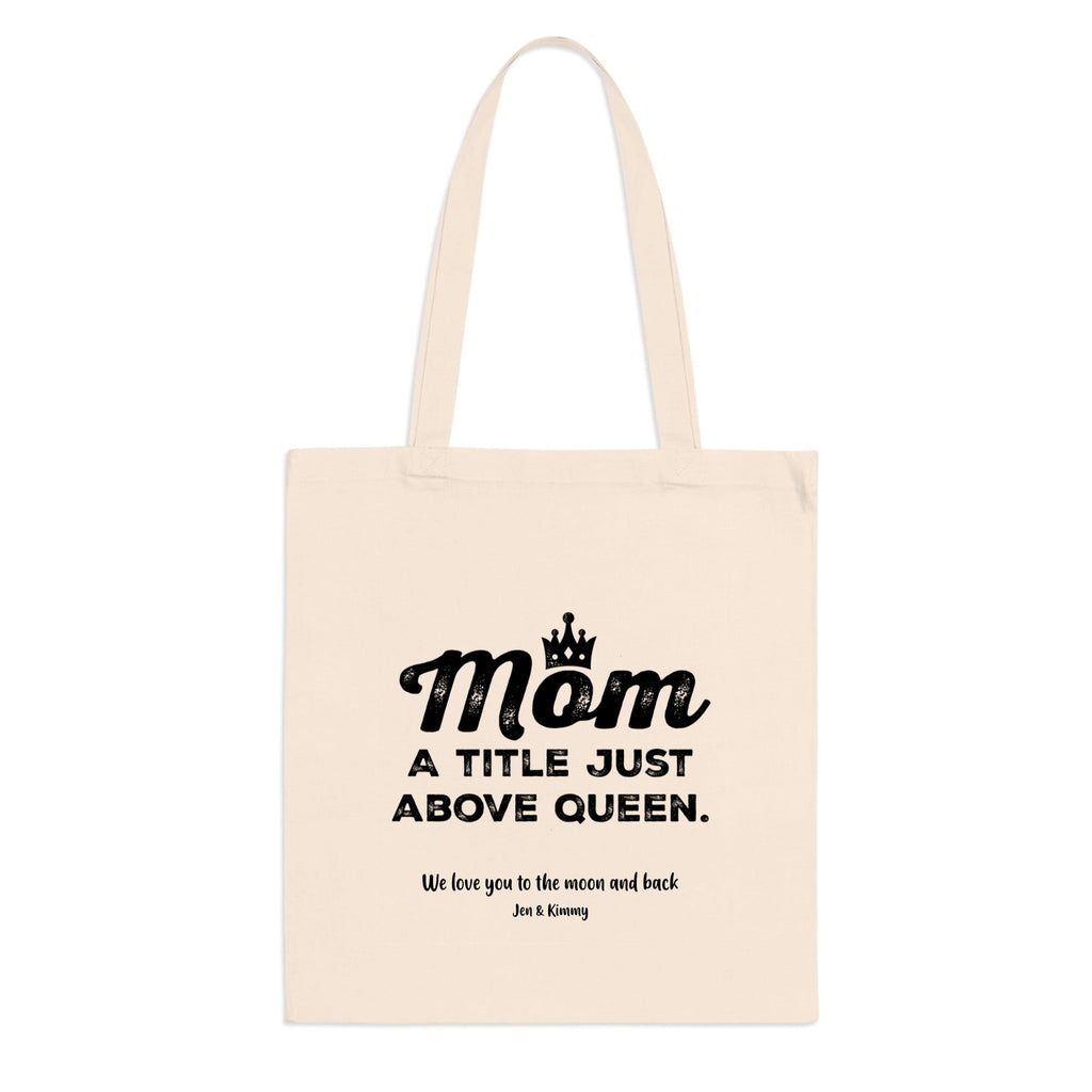 Personalized Canvas Shopping Tote for Mom - All Personalization
