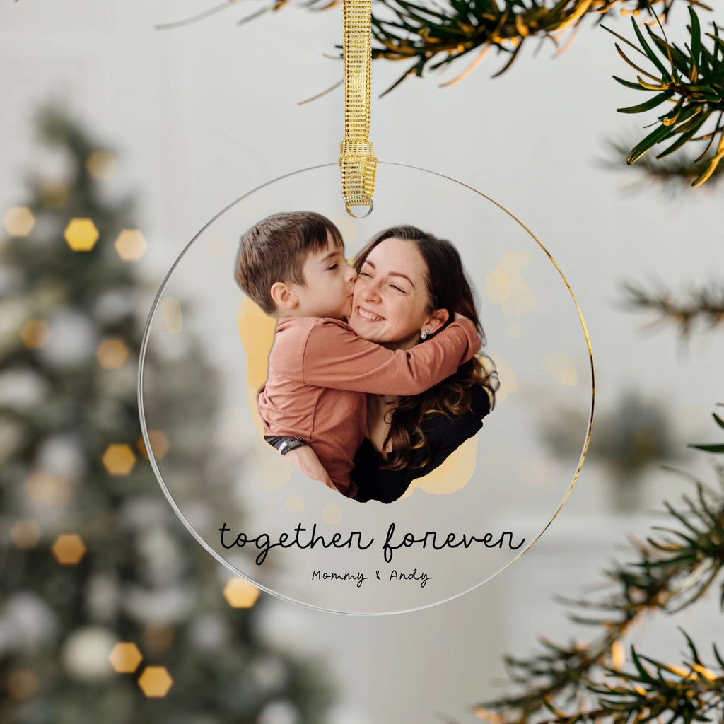 Personalized Photo Acrylic Ornament - Together Forever - All Personalization