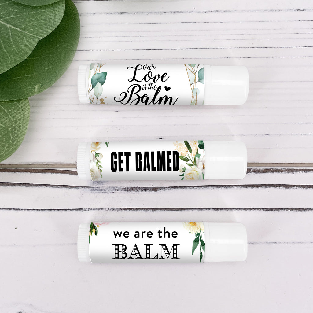 Personalized Floral & Botanical Lip Balm - All Personalization