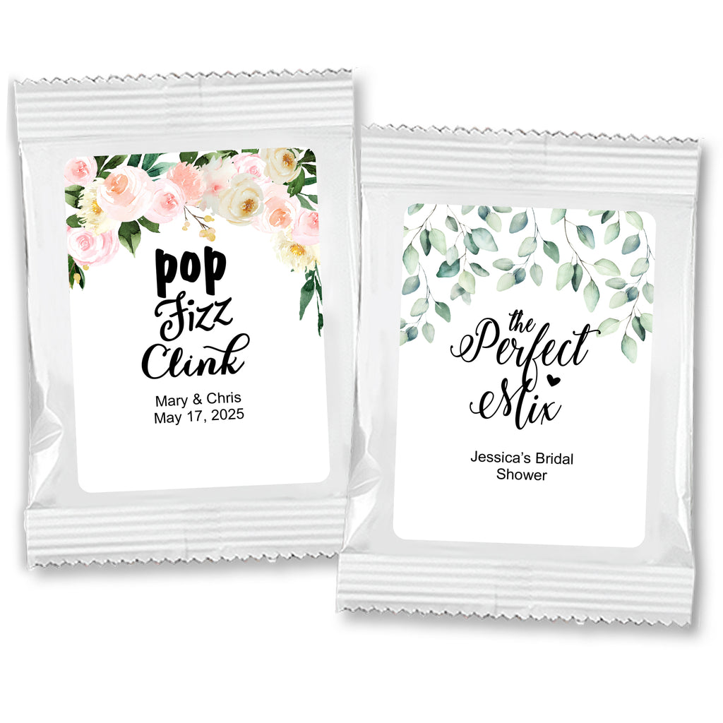 Personalized Floral & Botanical Cocktail Drink Mixes - All Personalization