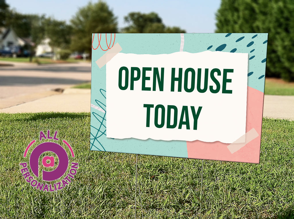 Personalized Paper Note Yard Sign - All Personalization