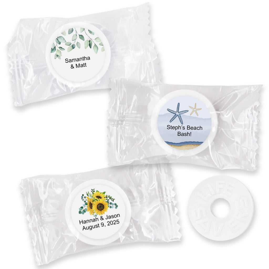 Personalized Floral & Botanical Life Savers Mints - All Personalization