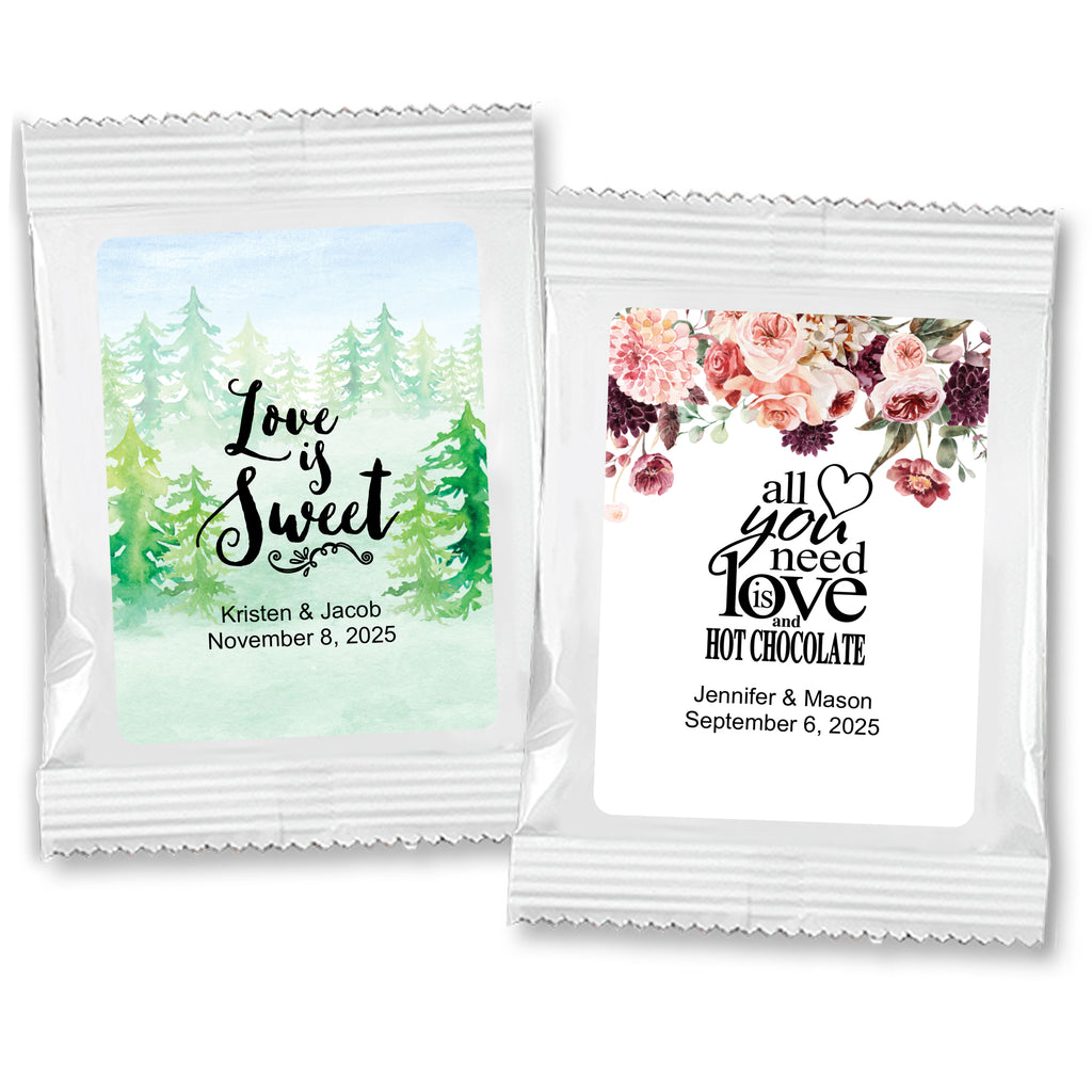 Personalized Floral & Botanical Hot Chocolate Mix - All Personalization