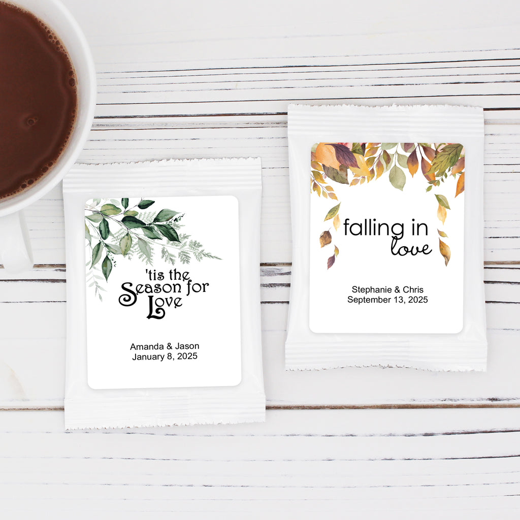 Personalized Floral & Botanical Hot Chocolate Mix - All Personalization