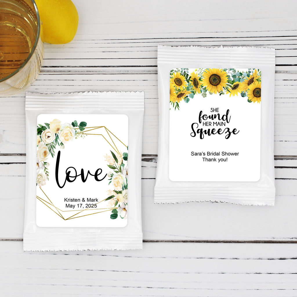 Personalized Floral & Botanical Lemonade Drink Mix - All Personalization