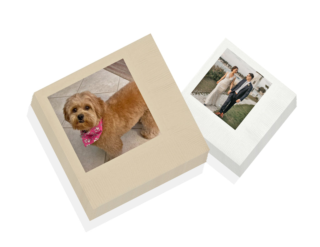 Personalized Digital Printed Full Color 3-Ply Napkins