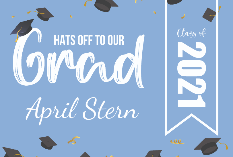 Personalized Hats Off Grad Graduation Yard Sign - All Personalization