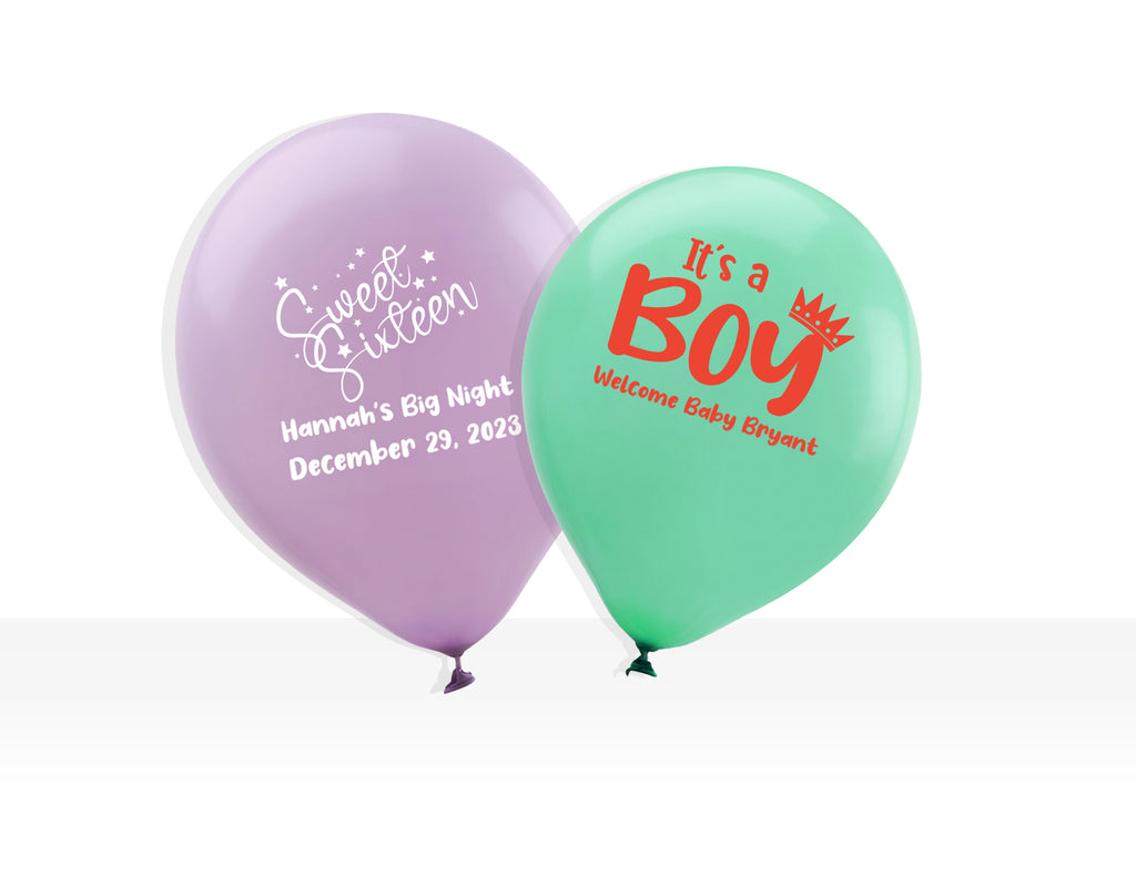 Personalized Latex Balloons
