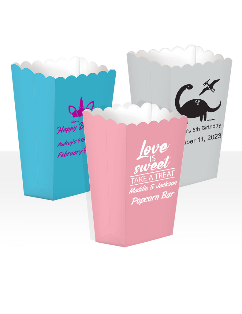 Personalized Popcorn Boxes