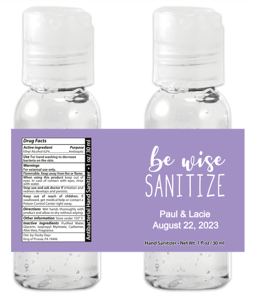 Personalized Hand Sanitizer