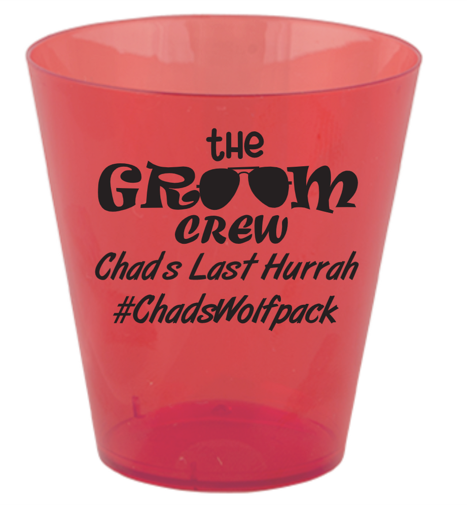 Personalized Hard Plastic Cups 2oz - 16oz