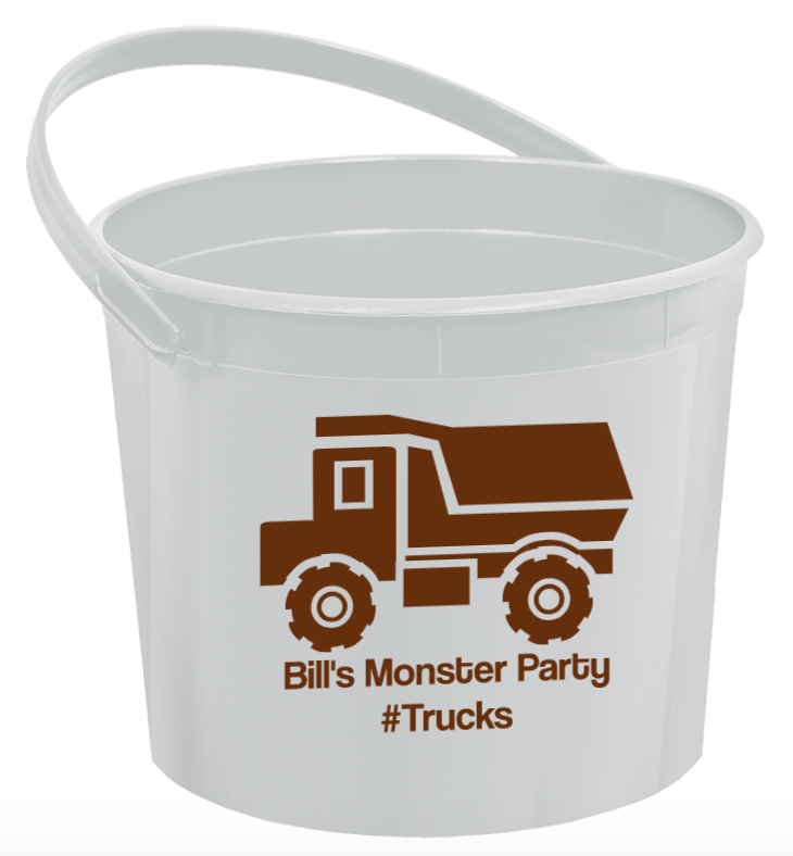 Personalized online plastic buckets