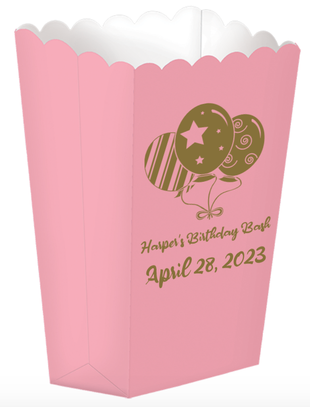 Personalized Popcorn Boxes