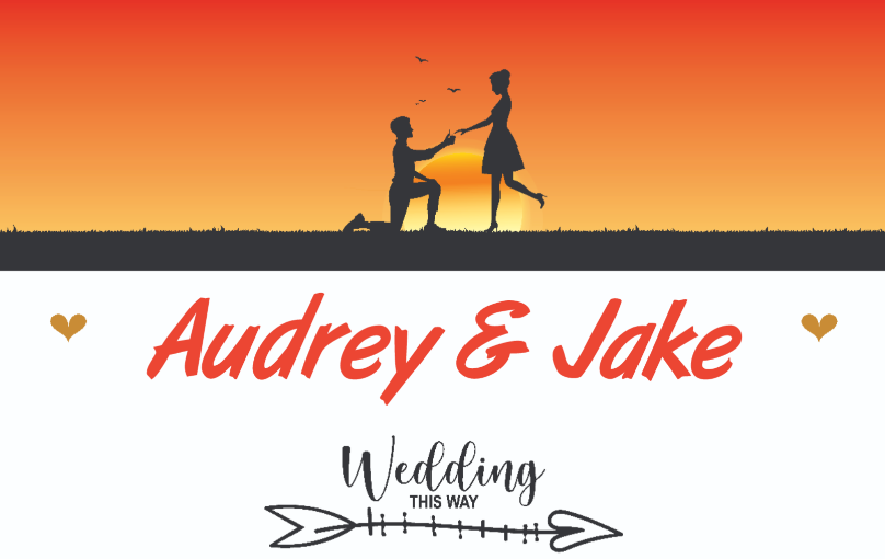 Personalized Sunset Wedding Yard Sign - All Personalization