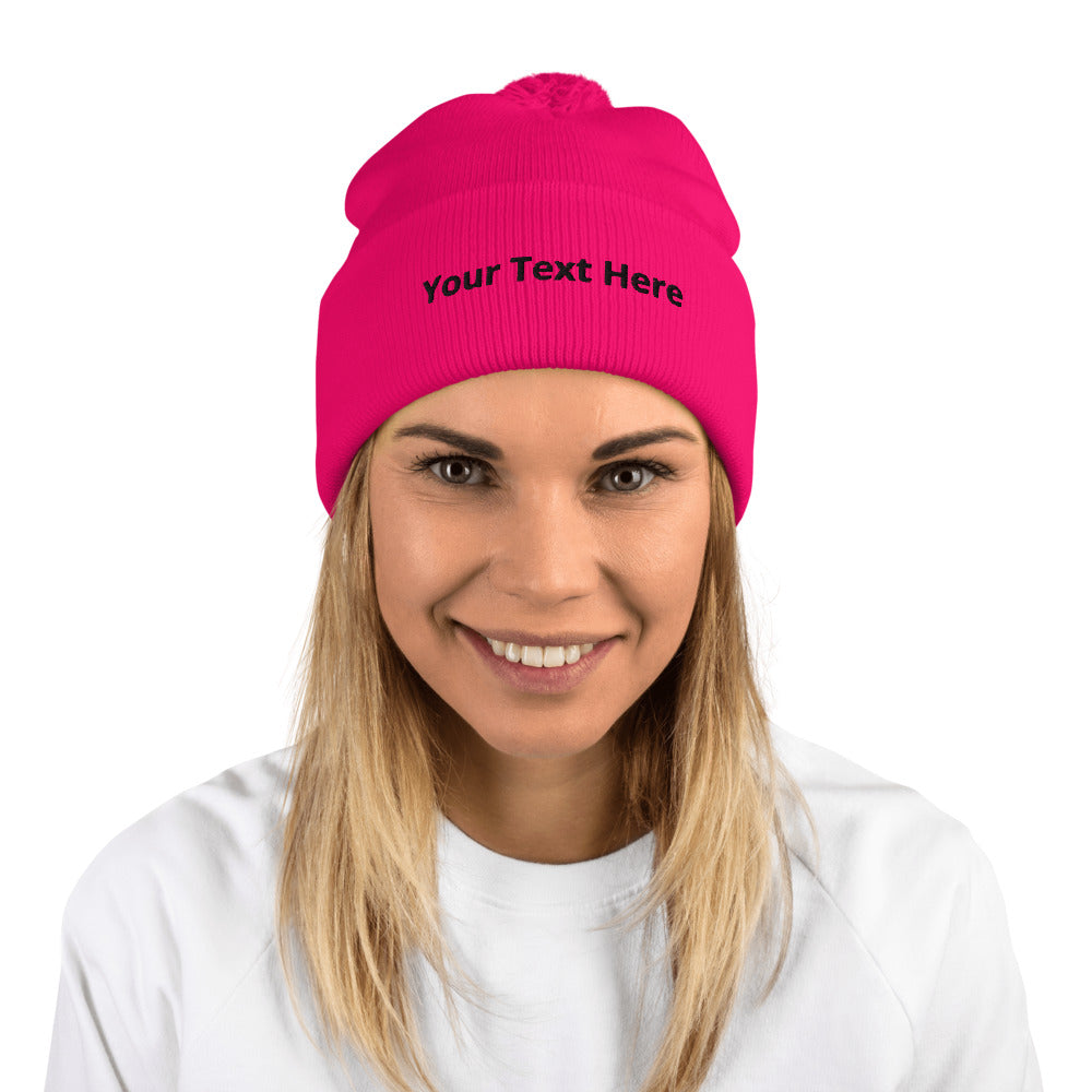 Personalized Pom-Pom Beanie - All Personalization
