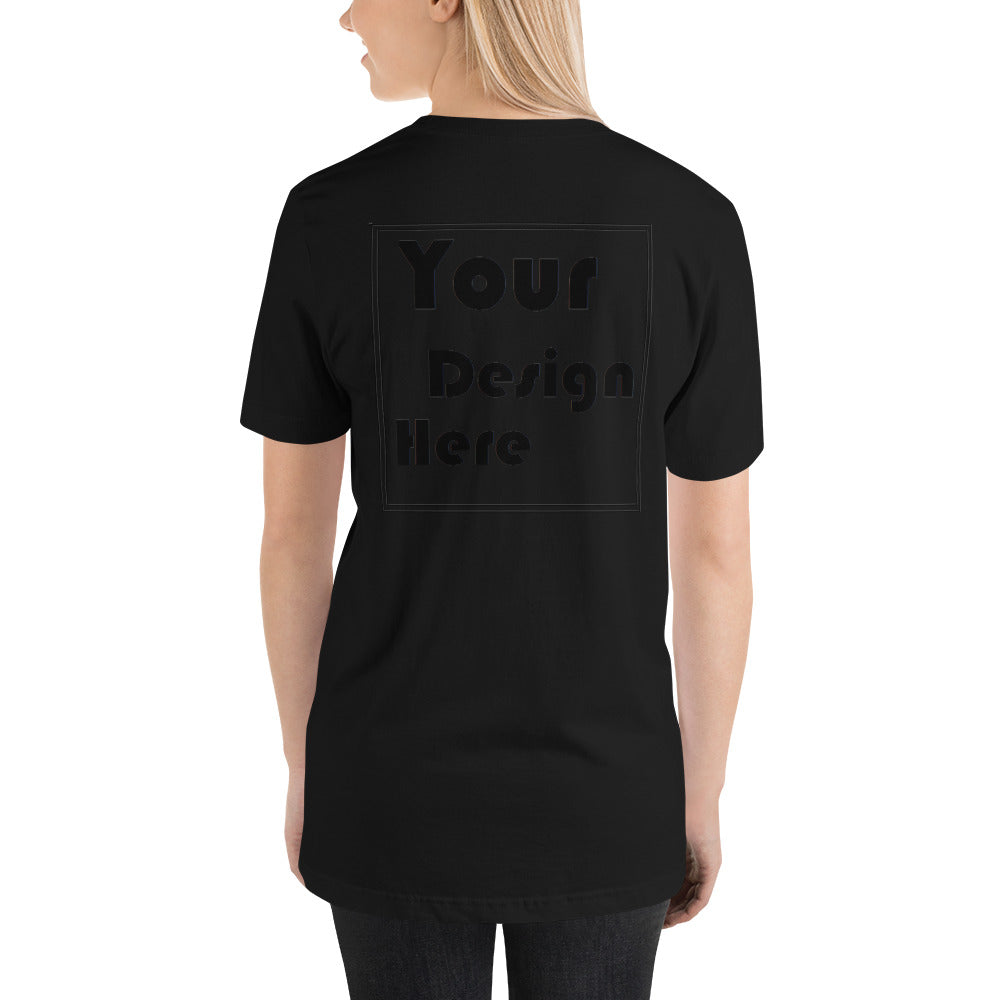Personalized Back Short-Sleeve Unisex T-Shirt - All Personalization