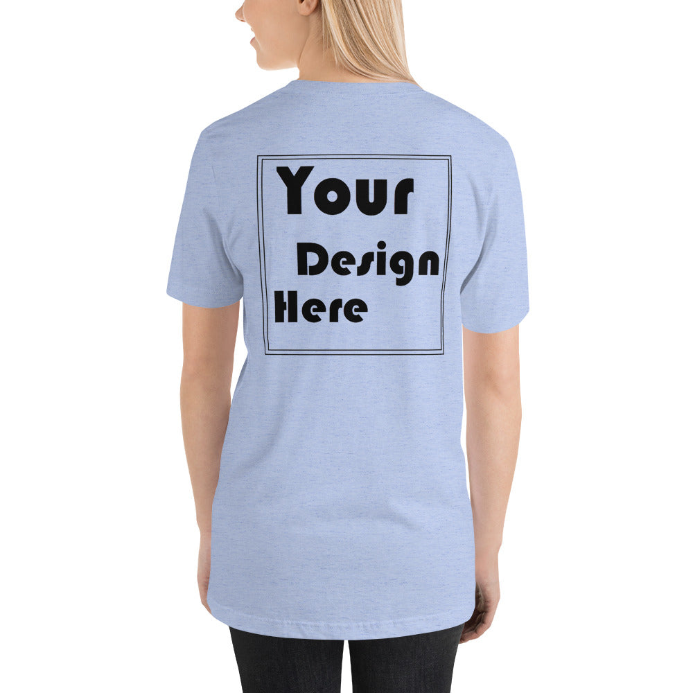 Personalized Back Short-Sleeve Unisex T-Shirt - All Personalization