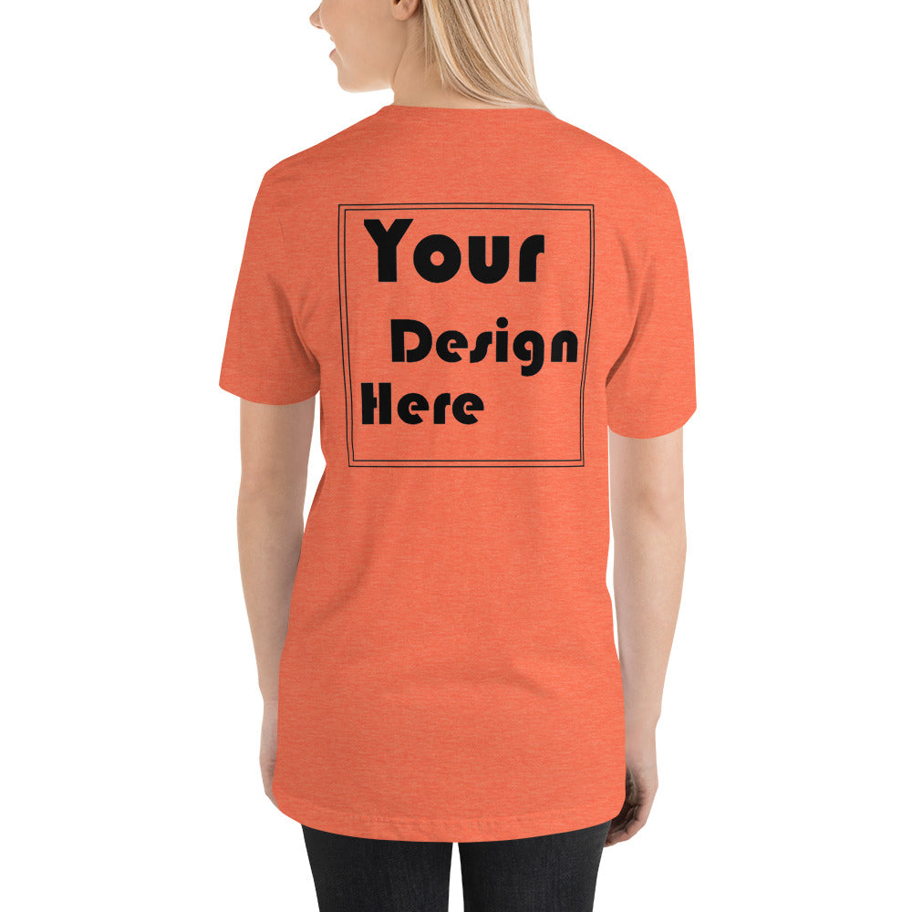 Personalized Back Short-Sleeve Unisex T-Shirt - All Personalization