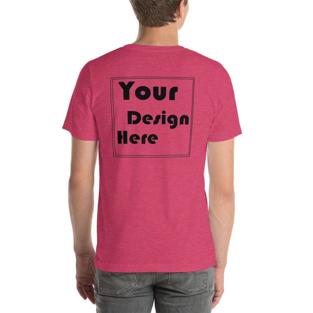 Personalized Front and Back Short-Sleeve Unisex T-Shirt - All Personalization