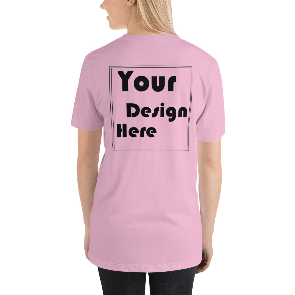 Personalized Back Short-Sleeve Unisex T-Shirt - All Personalization
