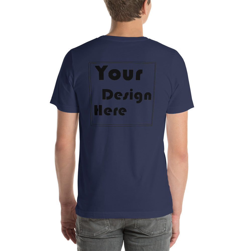 Personalized Front and Back Short-Sleeve Unisex T-Shirt - All Personalization