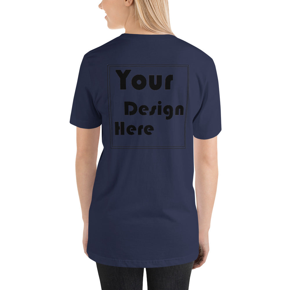 Personalized Back Short-Sleeve Unisex T-Shirt - All Personalization