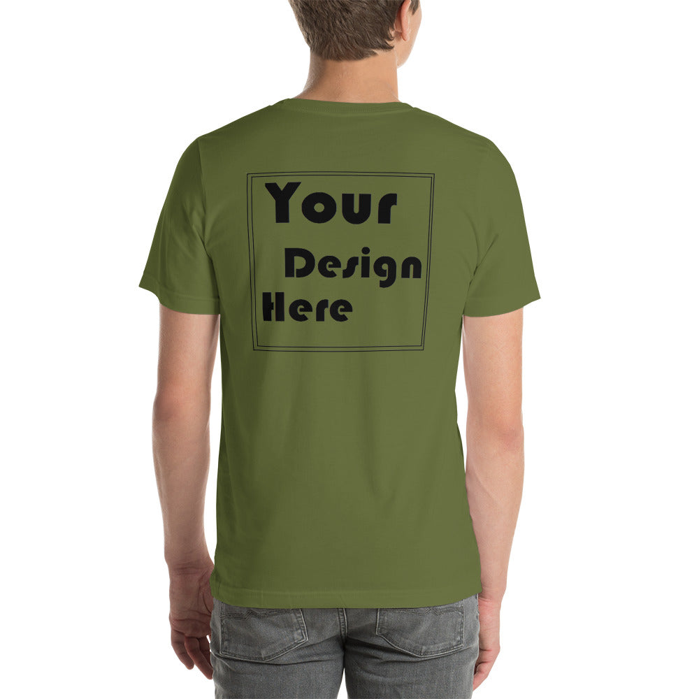 Personalized Front and Back Short-Sleeve Unisex T-Shirt - All Personalization