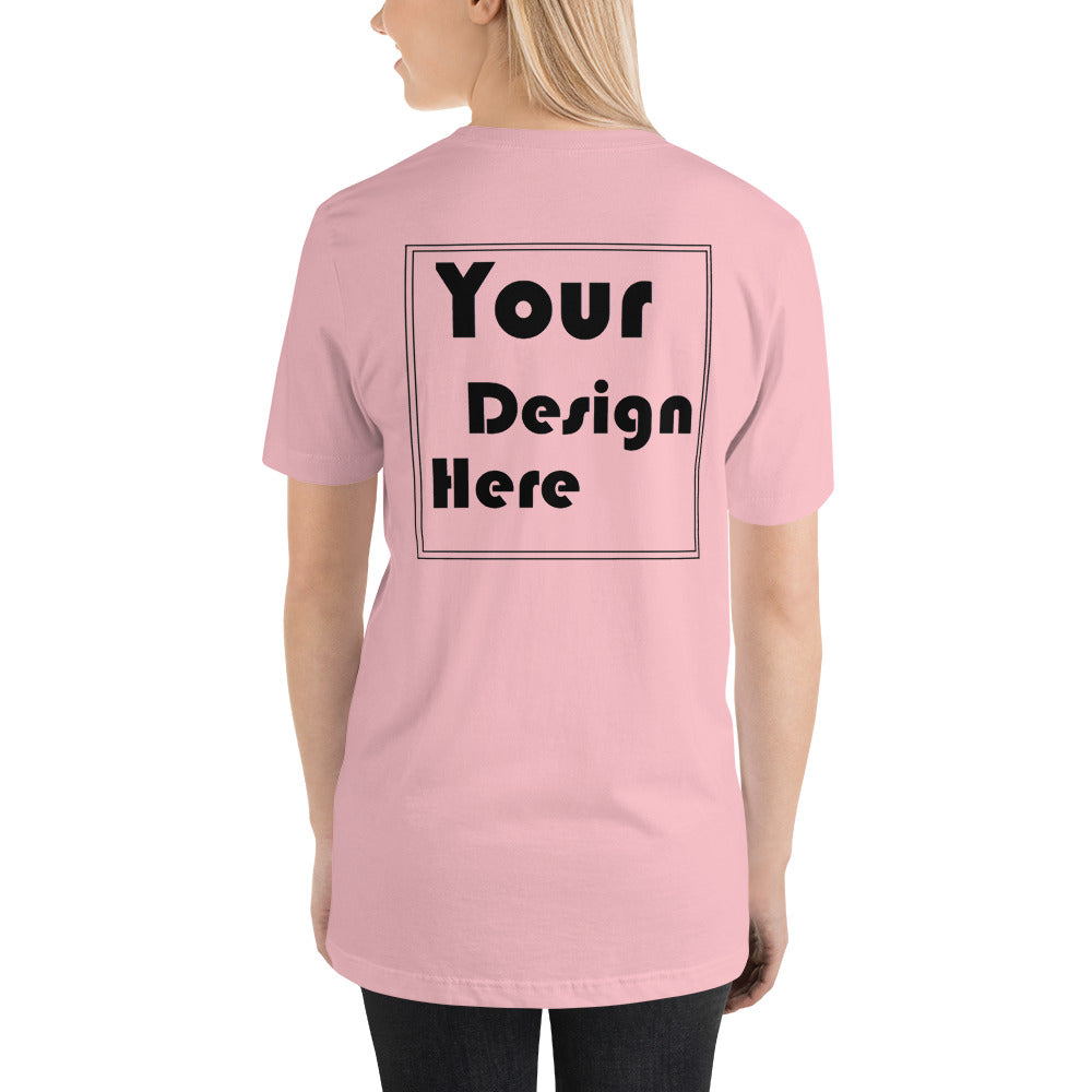 Personalized Back Short-Sleeve Unisex T-Shirt - All Personalization