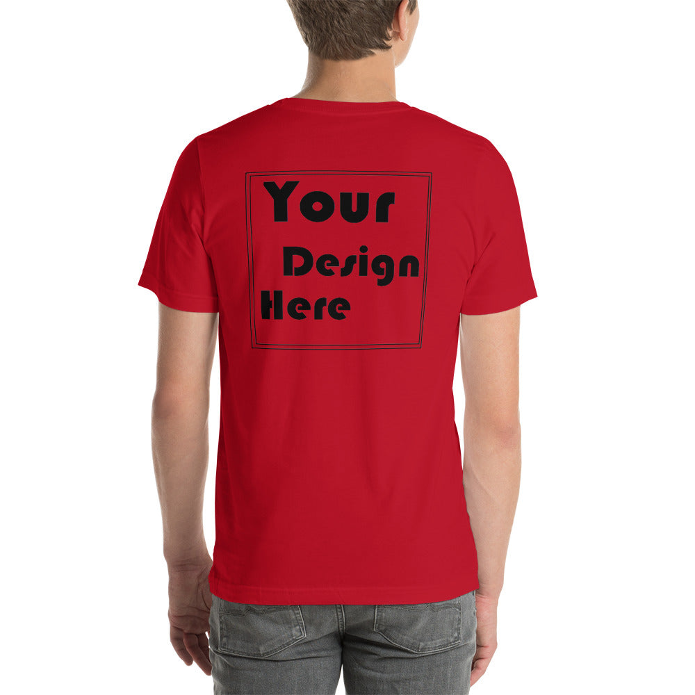 Personalized Front and Back Short-Sleeve Unisex T-Shirt - All Personalization