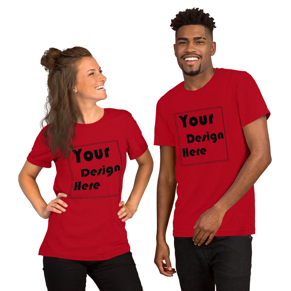 Personalized Front and Back Short-Sleeve Unisex T-Shirt - All Personalization