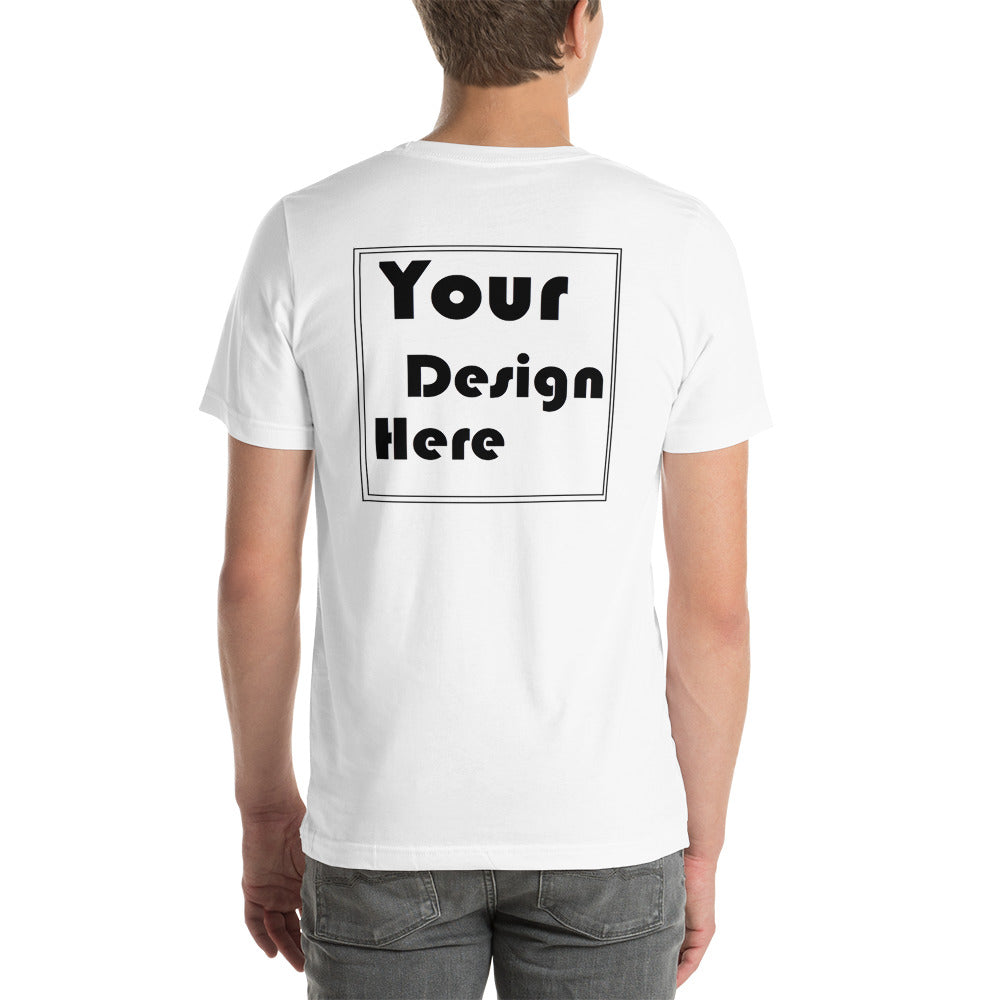 Personalized Front and Back Short-Sleeve Unisex T-Shirt - All Personalization